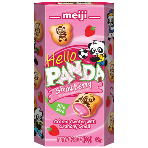 Meiji Hello Panda Strawberry 59g - 10ct