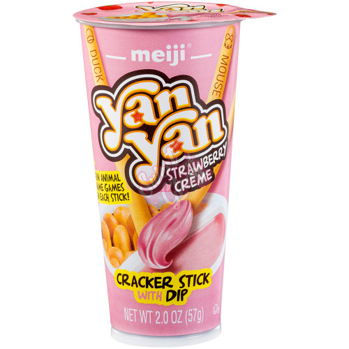 Meiji Yan Yan Strawberry 56g - 10ct