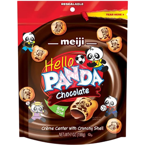 Meiji Hello Panda Chocolate Pouch 198g - 6ct