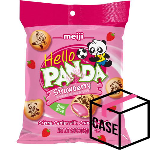 Meiji Hello Panda Strawberry 62g - Case