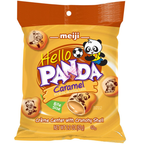 Meiji Hello Panda Caramel 62g - 6ct