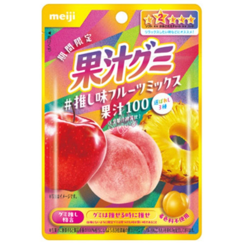 Meiji Fruit Gummies (Japan) 47g - 10ct