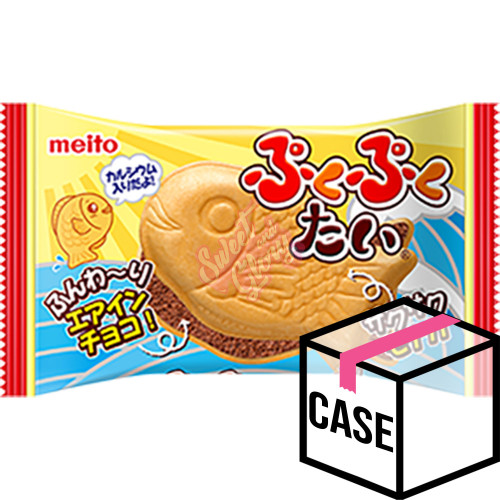 Meito Puku Puku Tai Aerated Chocolate (Japan) 17g - Case
