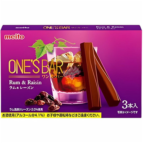 Meito One's Bar Rum & Raisin (Japan) 10.6g - 10ct