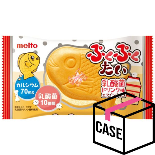 Meito Puku Puku Tai Probiotic Flavour Aerated Chocolate (Japan) 16g - Case