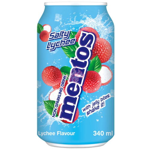 Mentos Salty Lychee 340ml - 24ct