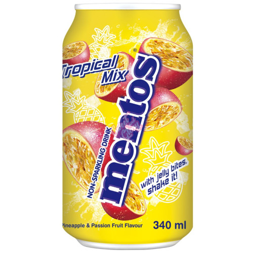 Mentos Tropical Mix 340ml - 24ct