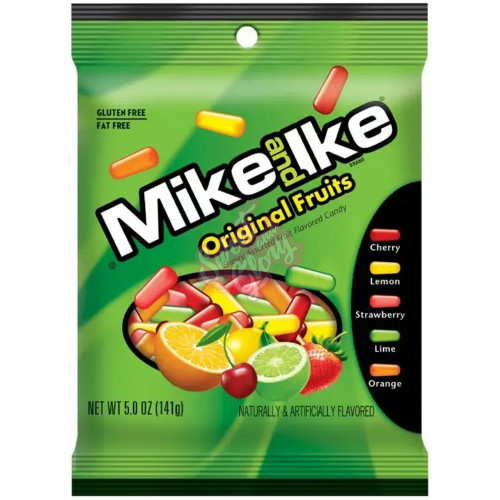Mike & Ike Original Peg Bag 141g - 12ct