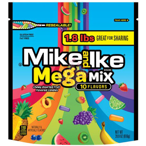 Mike & Ike Mega Mix 816g - 6ct