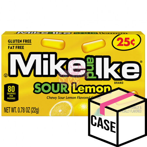 Mike & Ike Sour Lemon Changemaker 22g - Case