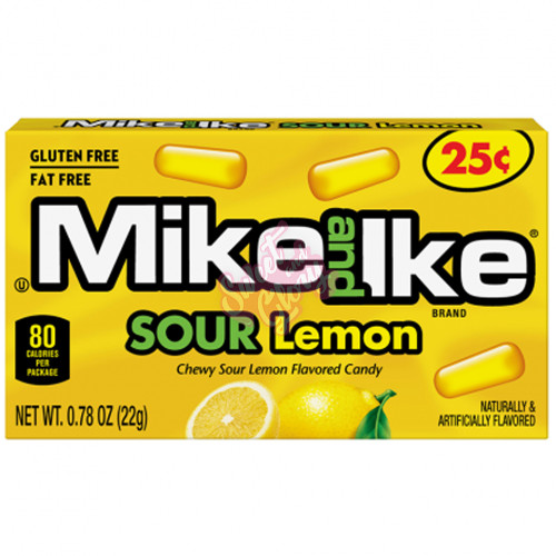 Mike & Ike Sour Lemon Changemaker 22g - 24ct