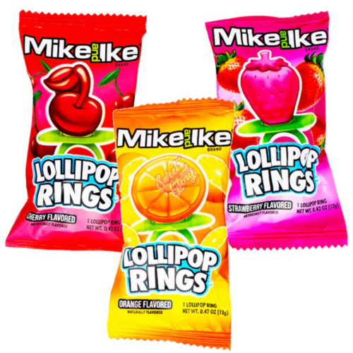 Mike & Ike Lollipop Rings 12g - 24ct