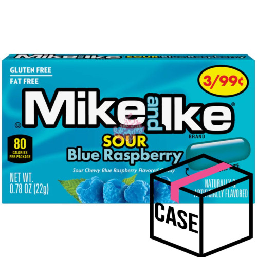 Mike & Ike Sour Blue Raspberry Changemaker 22g - Case