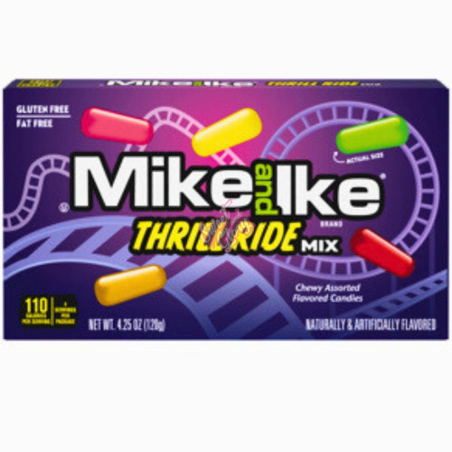 Mike & Ike Thrill Ride Mix 120g - Case