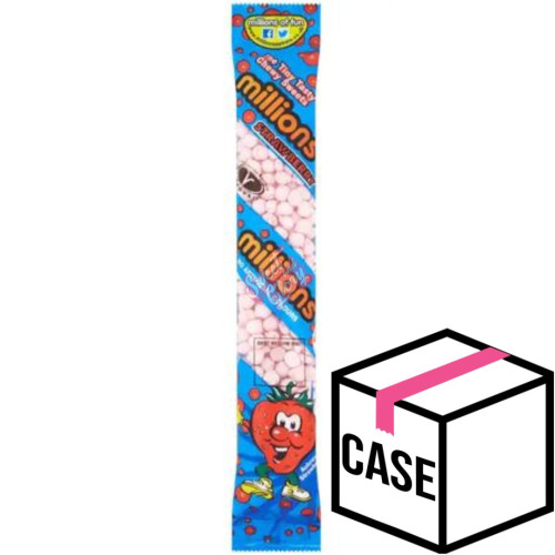 Millions Tubes Strawberry 55g - Case