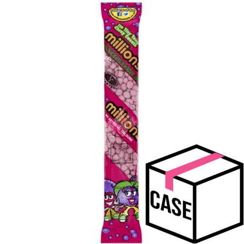 Millions Tubes Blackcurrant Buzz 55g - Case
