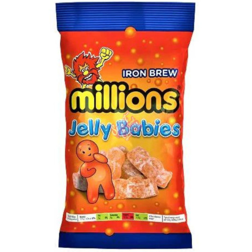 Millions Iron Brew Jelly Babies 150g - 10ct