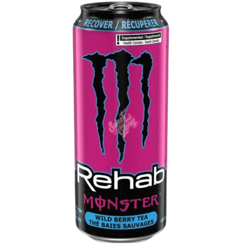 Monster Rehab Wild Berry Tea (CAN) 458ml - 12ct