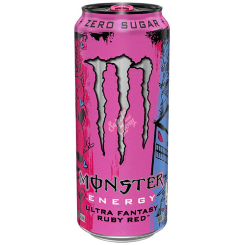 Monster Energy Ultra Fantasy Ruby Red (CAN) 473ml - 12ct