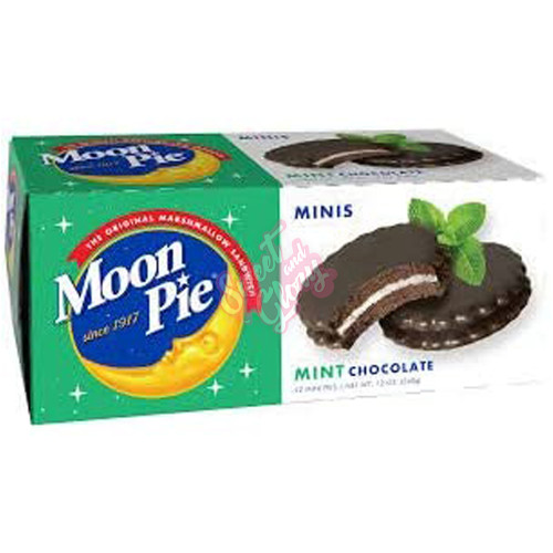 Chattanooga Moon Pie Mini's Mint Chocolate 340g - 12ct