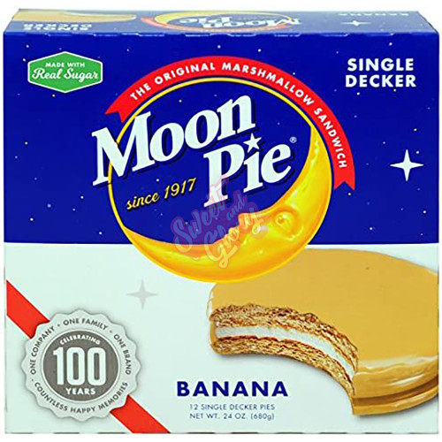 Chattanooga Moon Pie Single Decker Banana 57g - 12ct