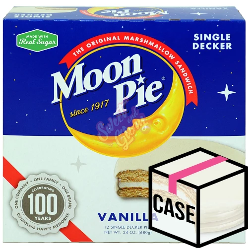 Chattanooga Moon Pie Single Decker Vanilla 57g - Case