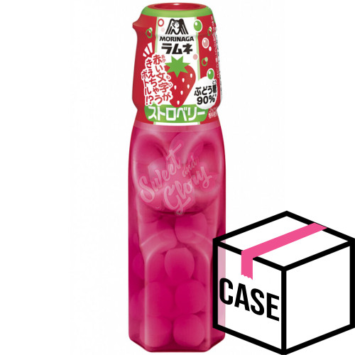 Morinaga Ramune Soda Strawberry Candy (Japan) 27g - Case