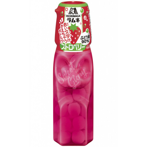Morinaga Ramune Soda Strawberry Candy (Japan) 27g - 20ct