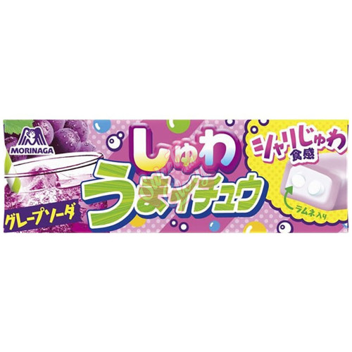 Morinaga Shuwa Umai (Grape Soda) Chew (Japan) 34g - 20ct