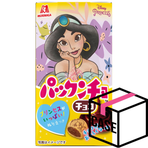 Morinaga Pakkuncho Chocolate Cream Biscuit (Japan) 43g - Case