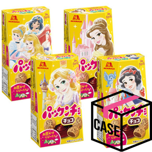 Morinaga Pakkuncho Chocolate Cream Biscuit (Japan) 43g - Case