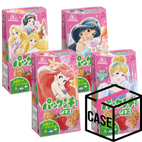 Morinaga Pakkuncho Strawberry Cream Biscuit (Japan) 41g - Case