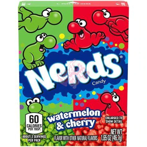 Wild Cherry and Watermelon Nerds 46g - 36ct