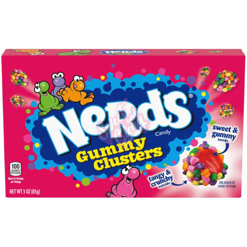 Nerds Gummy Clusters Theatre 85g - 12ct