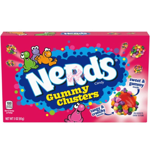 Nerds Gummy Clusters Theatre 85g - 12ct