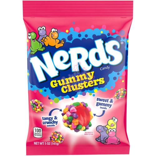 Nerds Gummy Clusters Peg Bag 141g - 12ct