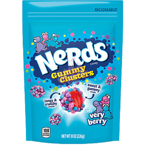 Nerds Gummy Clusters Very Berry 226g - 6ct