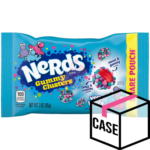 Nerds Gummy Clusters Very Berry Share Pouch 85g - Case