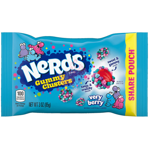 Nerds Gummy Clusters Very Berry Share Pouch 85g - 12ct