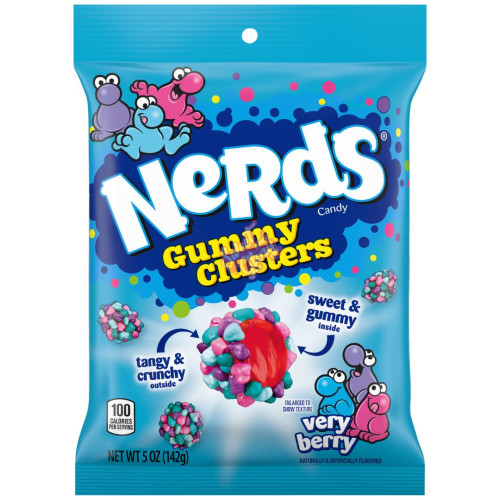 Nerds Gummy Clusters Very Berry 142g - 12ct