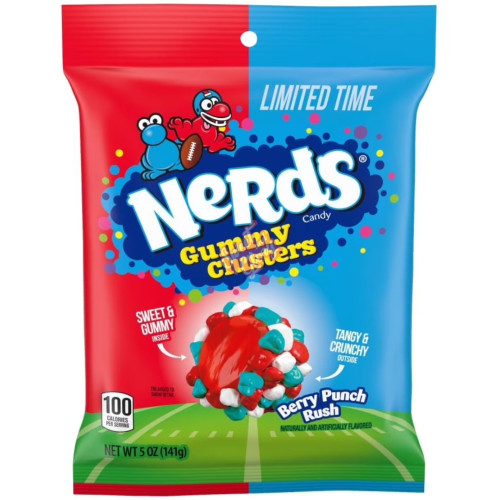 Nerds Gummy Clusters Berry Punch Rush 142g - 12ct