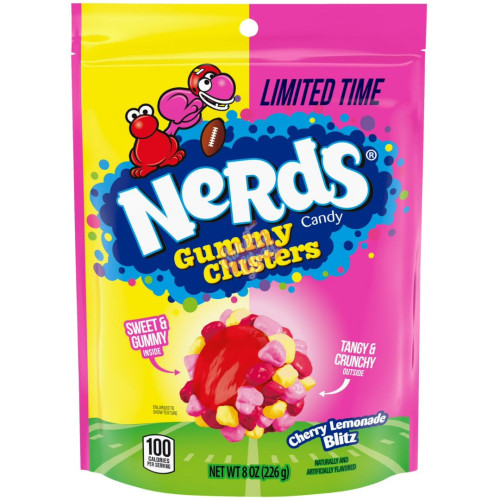 Nerds Gummy Clusters Cherry Lemonade Blitz 227g - Case
