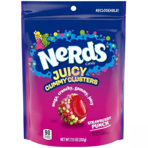 Nerds Juiced Gummy Clusters 203g - Case