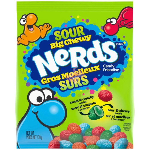 Nerds Big Chewy Sour 170g - 9ct