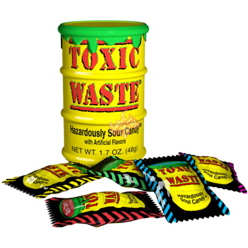 Toxic Waste Yellow Drum 42g - 12ct