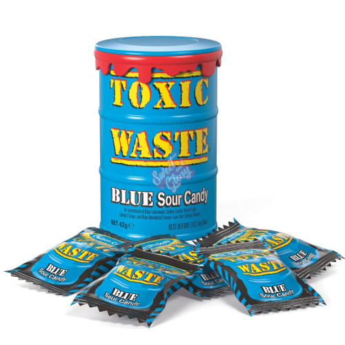 Toxic Waste Blue Drum 42g - 12ct