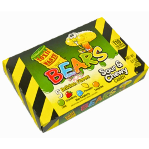 Toxic Waste Bears Theatre Box 85g - 12ct
