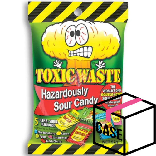 Toxic Waste Original Peg Bag 57g - Case