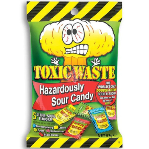 Toxic Waste Original Peg Bag 57g - 12ct