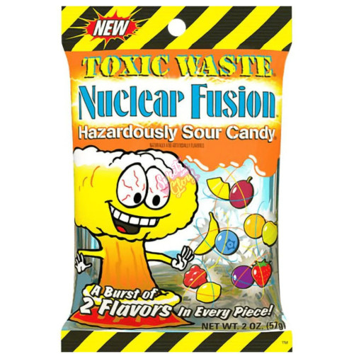 Toxic Waste Nuclear Fusion Peg Bag 57g - 12ct